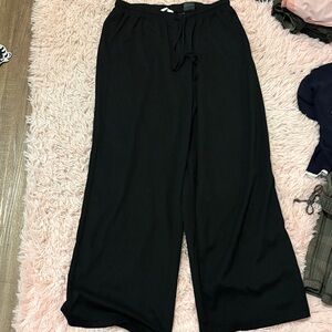 H&M Black Wide-Leg Women's Pants